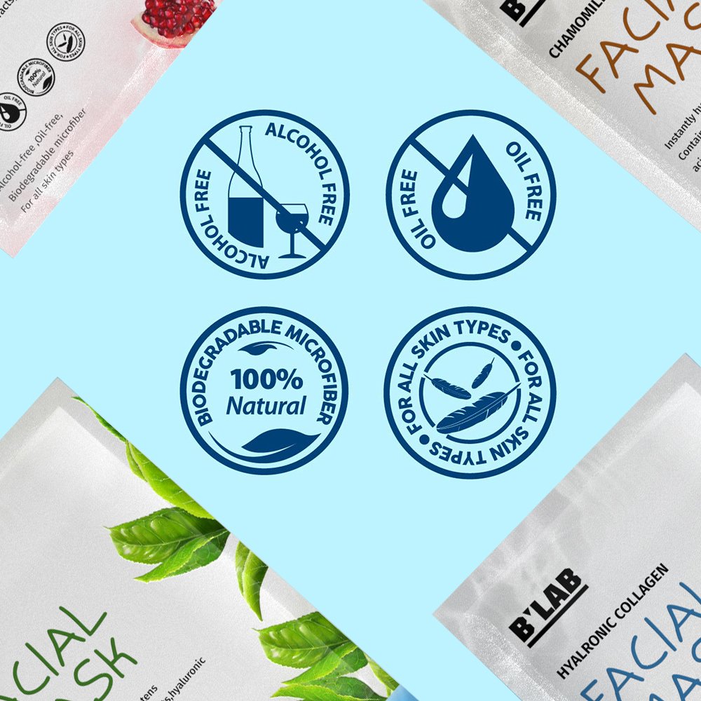 Private Label Mascarillas Skin Care Product 100% Vegan Hydrating Natural Organic Skincare Beauty Korean Sheet Facial Mask