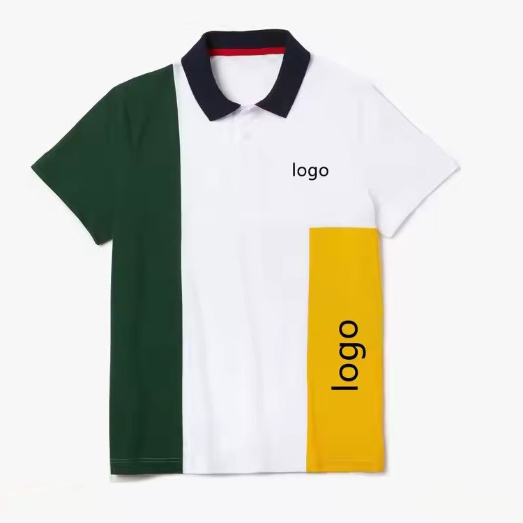 Mens pique fabric custom polo shirt design mens designer polo shirts customized logo for men polo t-shirts