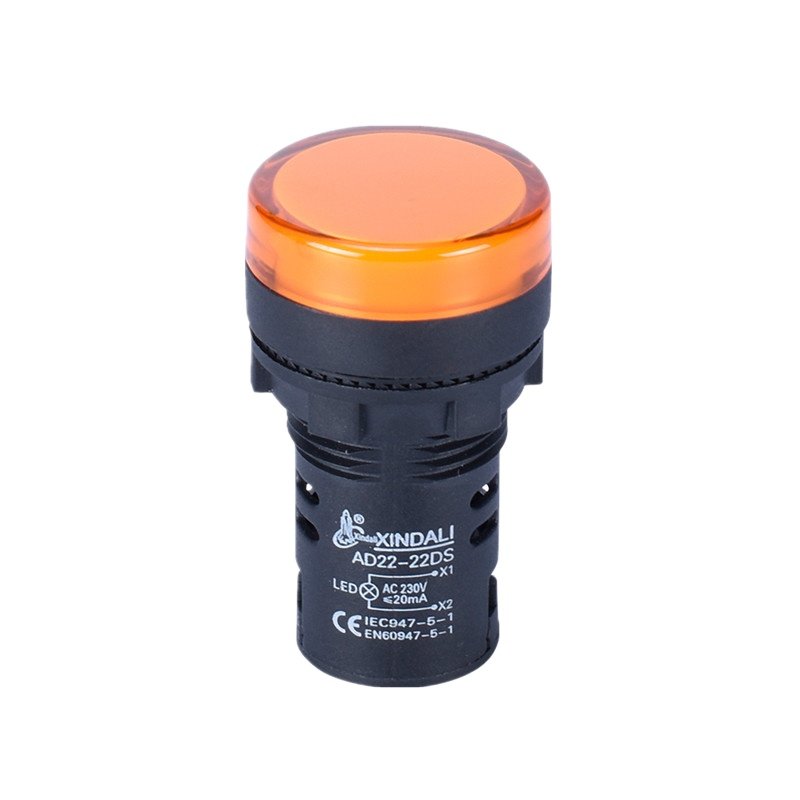 AD22-22DS Signal Pilot Lamp 12v 24v Led Red Green Yellow equipment led indicator lights