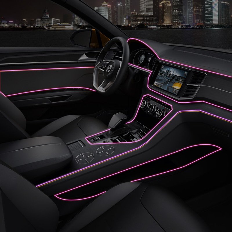 Car Flexible Strip atmosphere light LED Decorative Atmosphere Lamp Neon Light LED strip light