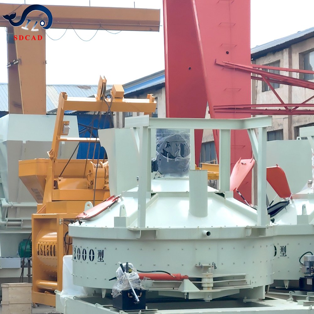 SDCAD Ultra high performance Vertical Shaft Planetary Concrete Mixer