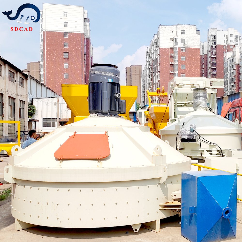 SDCAD Ultra high performance Vertical Shaft Planetary Concrete Mixer