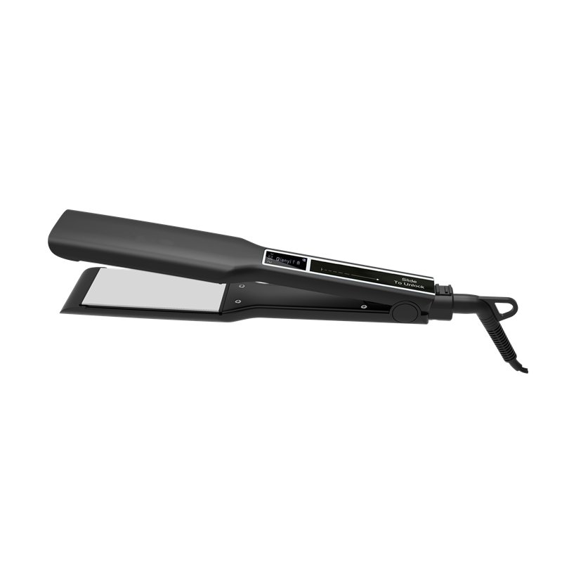 Professional Hair Straighteners MCH Fast Heating Element LCD Display Flat Iron With Ceramic Plates