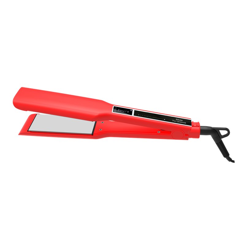 Professional Hair Straighteners MCH Fast Heating Element LCD Display Flat Iron With Ceramic Plates