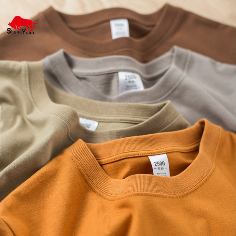 High Quality Plain Custom Cropped T-Shirt Boxy 100% Cotton Blank Oversized Heavyweight Drop Shoulder White T Shirt Manufacturer