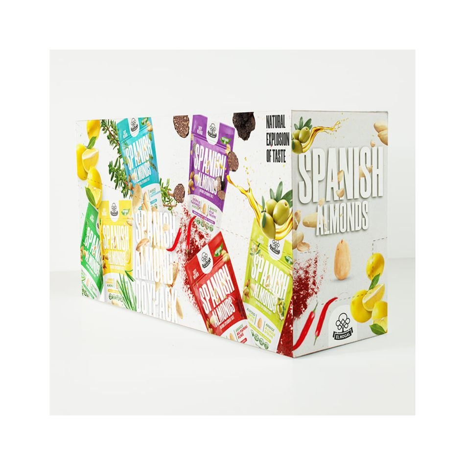 Best Finest Smoked Paprika Valencia Almonds - Zesty Doypack Delight - Spice Up Your Culinary Adventures