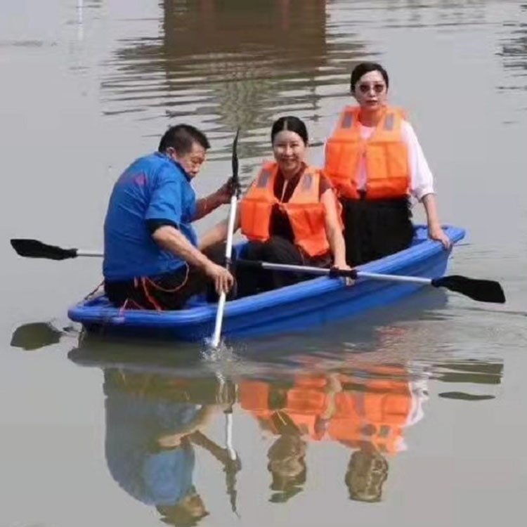 Custom Wholesale Bote de remos 4.1m Sports boat Recreation small Ships boats surfboat LLDPE Plastic speedboat boats