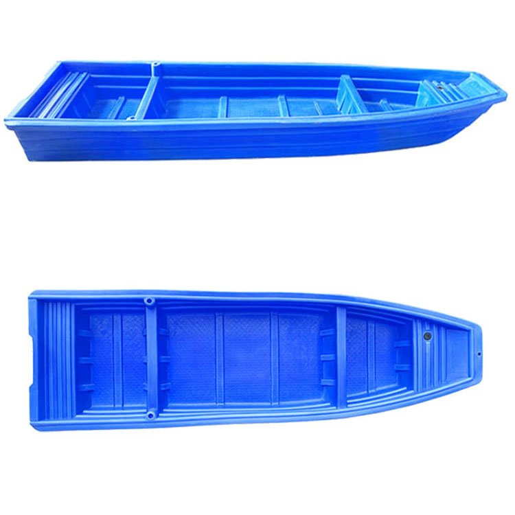 Custom Wholesale Bote de remos 4.1m Sports boat Recreation small Ships boats surfboat LLDPE Plastic speedboat boats
