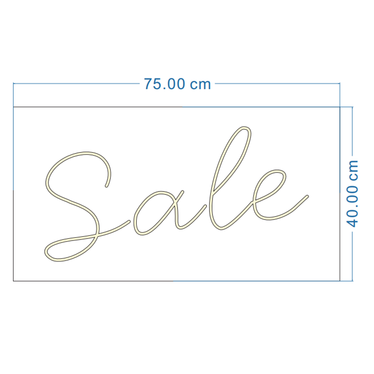 Custom made stand led signs light sale letters neon sign
