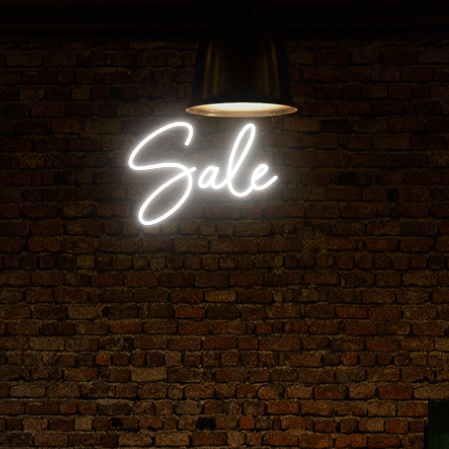 Custom made stand led signs light sale letters neon sign