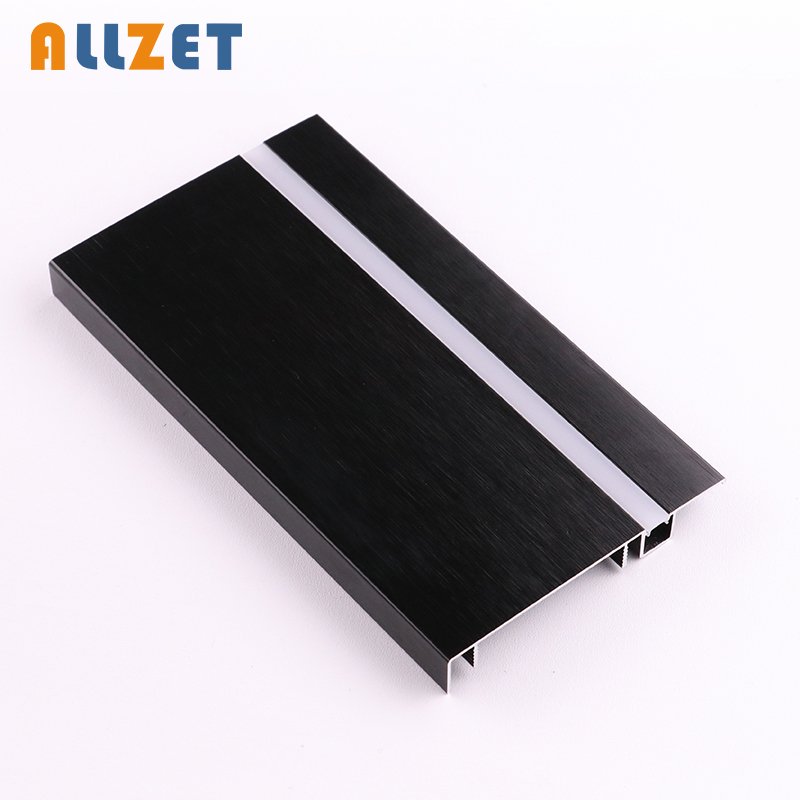 Allzet The spot aluminium skirting led profile baseboard skirting board with led light