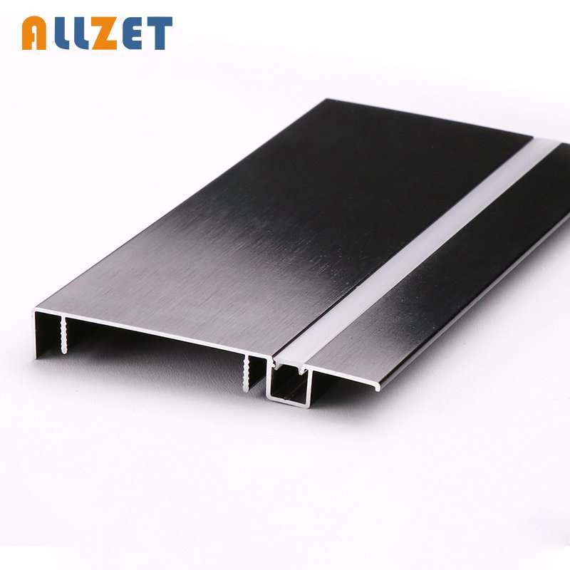 Allzet The spot aluminium skirting led profile baseboard skirting board with led light
