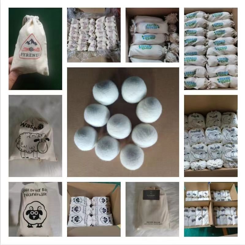 2024 Top Selling Product In USA New Zealand Natural Organic Wholesale Felt Wool Dryer Ball For Drying MACHINE