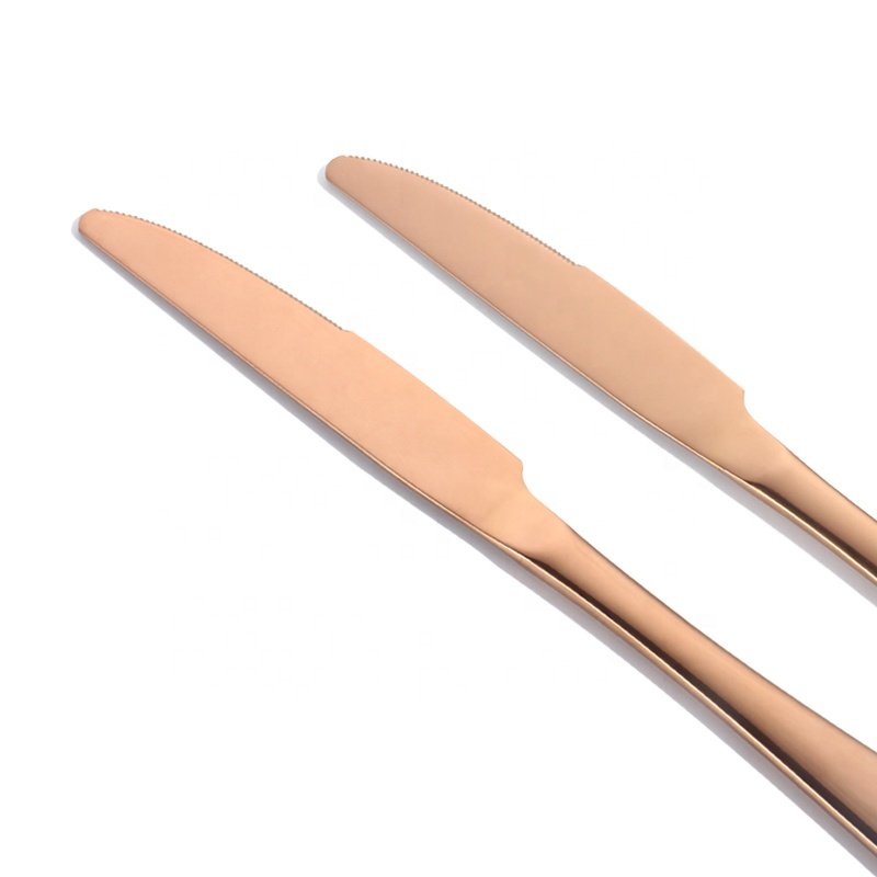 FANGYUAN Lujo 1010 cutlery de acero inoxidable set de cubiertos dorados de oro de plata al por mayor