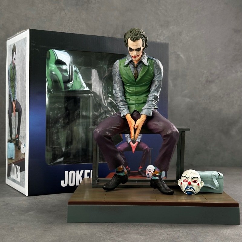 28cm/11.2inches Tabletop Ornaments Joker El Joker Figure Clown Anime PVC Action Figure For Holiday Gift
