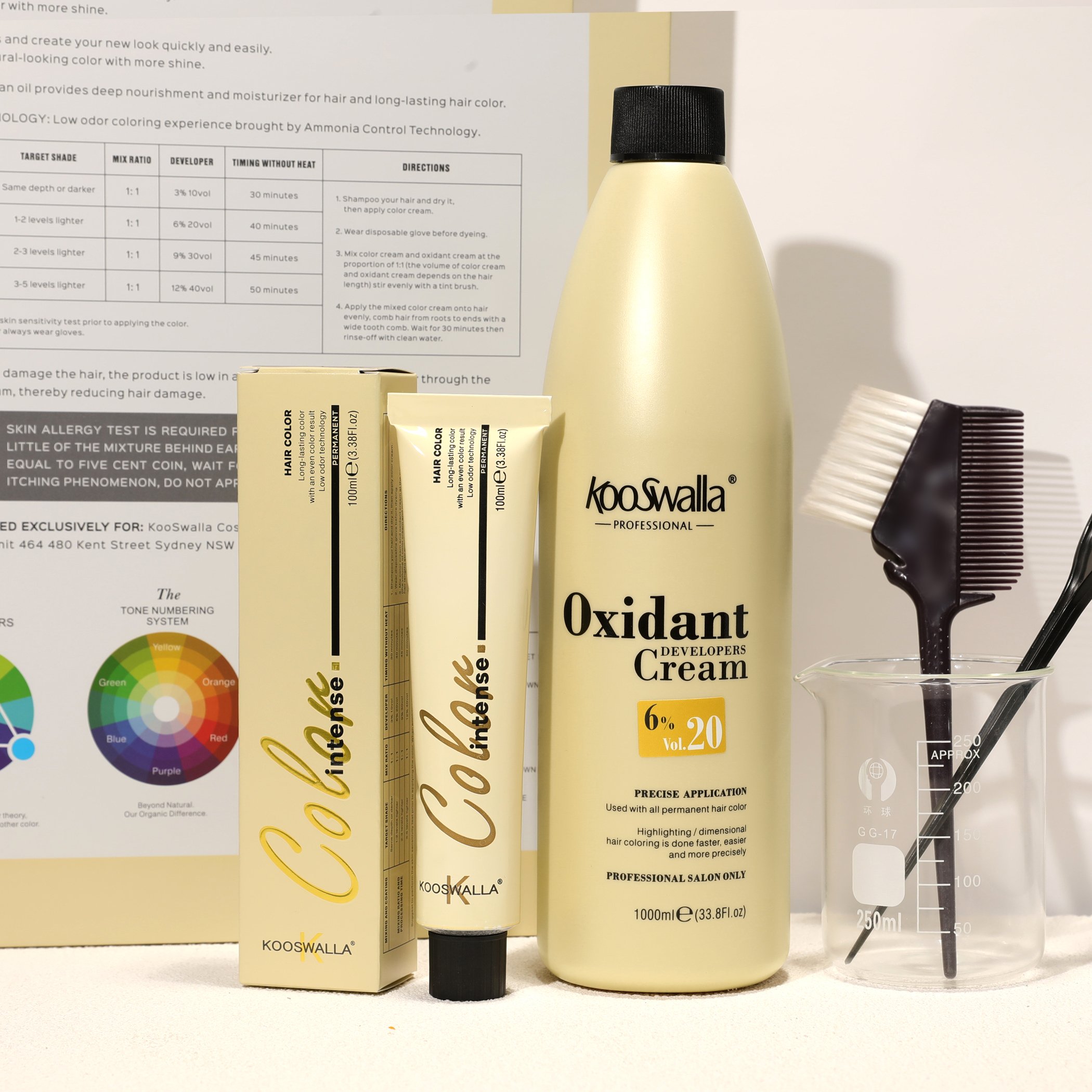 Kooswalla Professional Organic Natural Hair Styleing Products Tintes Para El Cabello Al Mayor Hair Color Dye