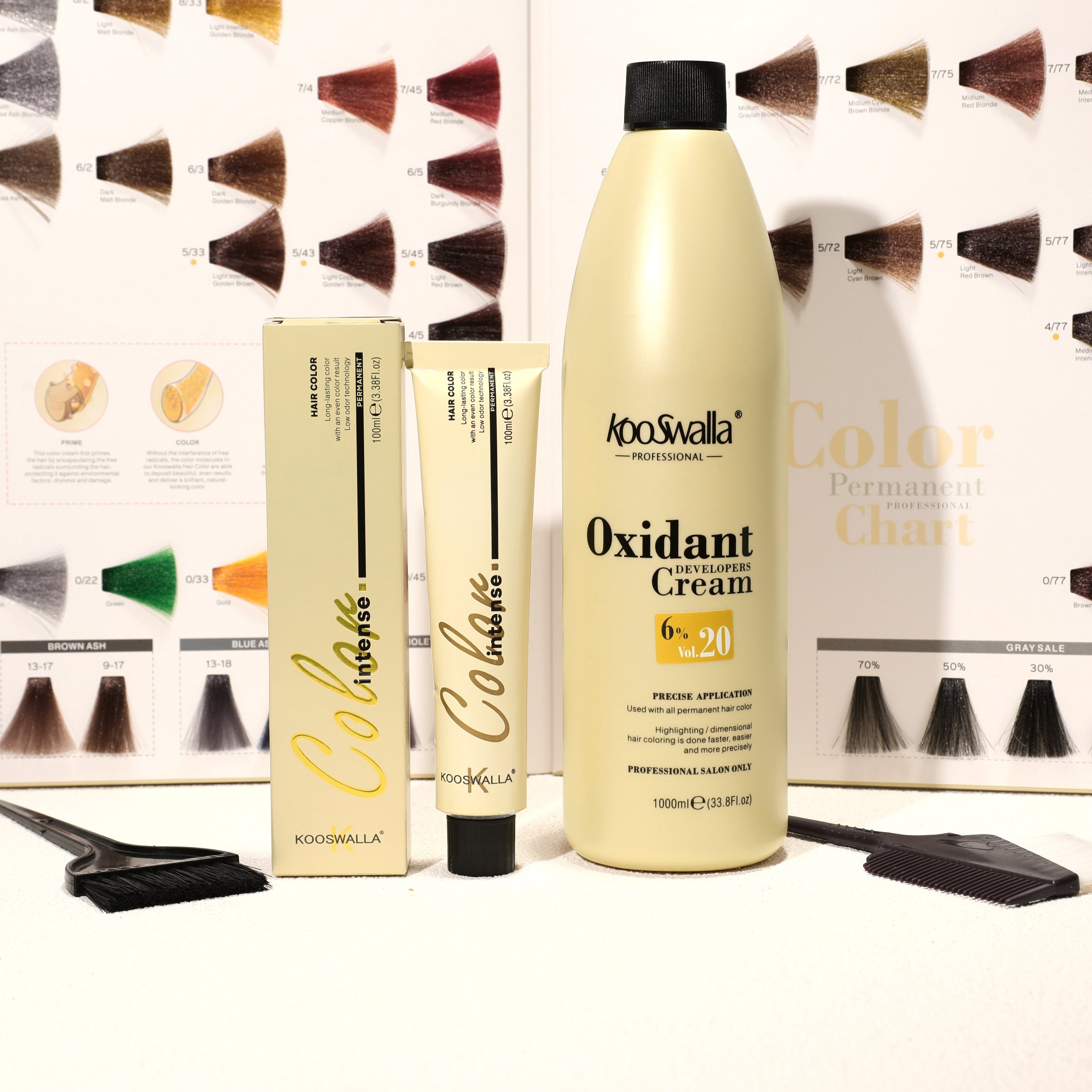 Kooswalla Professional Organic Natural Hair Styleing Products Tintes Para El Cabello Al Mayor Hair Color Dye