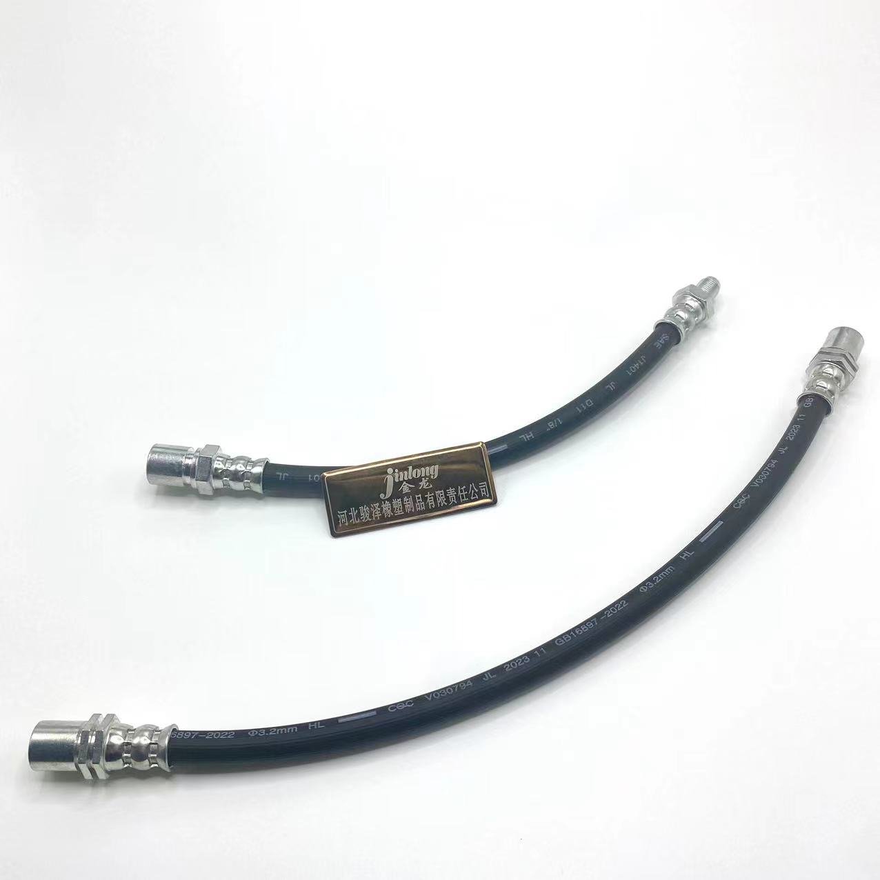 Manufacturers Customized High quality Auto Brake Hoses High Pressure Vehicle flexible rubber EPDM Hydraulic Brake Hose