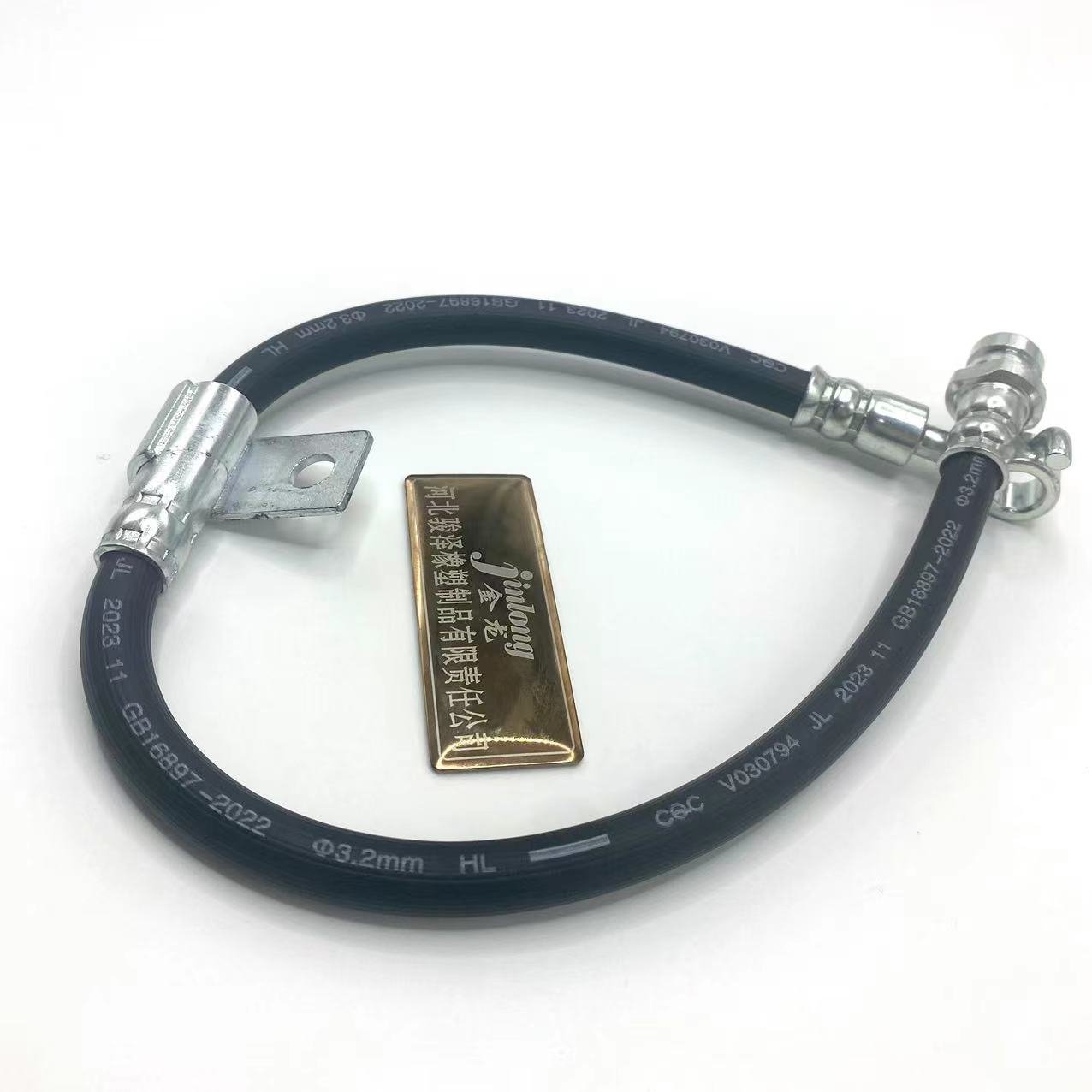 Manufacturers Customized High quality Auto Brake Hoses High Pressure Vehicle flexible rubber EPDM Hydraulic Brake Hose