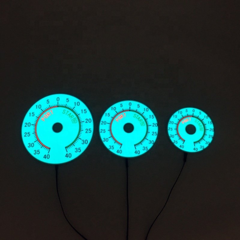 Customize EL High Brightness Auto Glow Gauge for Product Promotion