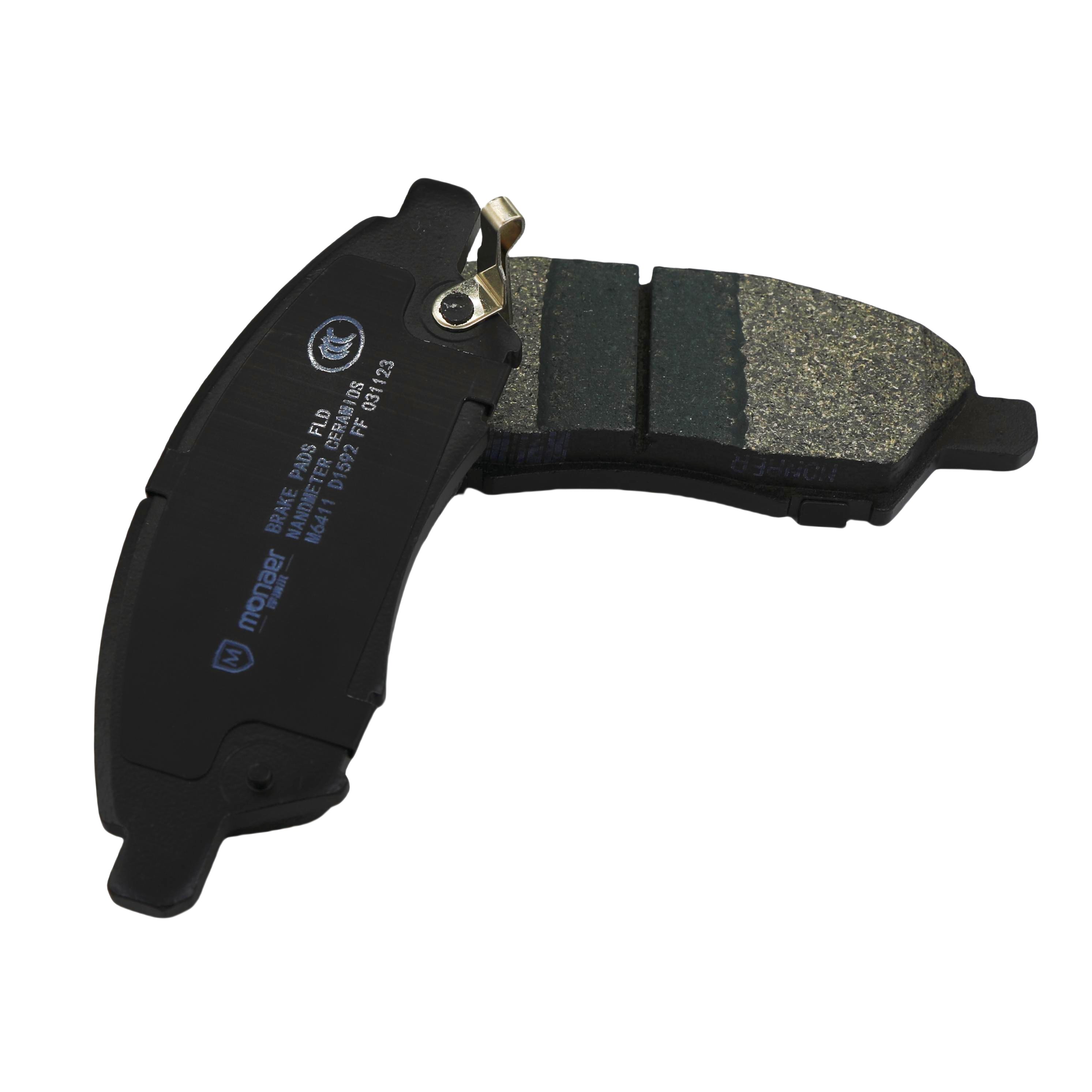 Monaer Brake Pads D1592 Ceramic Front Disc Brake Pad for Nissan