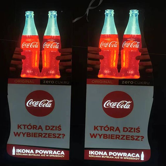electroluminescentpanel light box ultra thin illumination advertisement support custom design