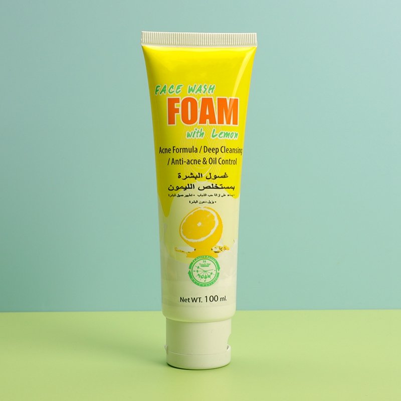 Wholesale Custom 100Ml 200Ml Printed Face Wash Facial Cleanser Foam Tube Pack Squeeze Plastic Tube Skin Care Cosmetic Packaging