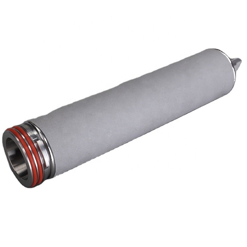 High cost-effectiveness titanium alloy sintered filter element for strong polar solvent filtration