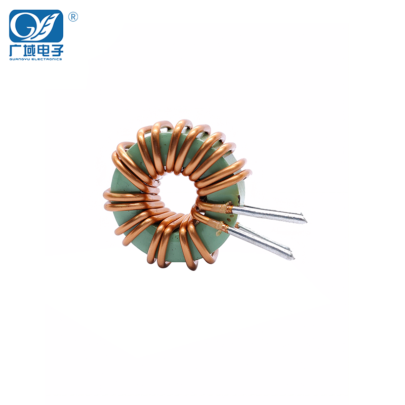 Hot sales 27mm Power Copper Coil Toroidal T106-52 10UH Dual1.6 Vertical type Magnet Passive Components Inductor Coil Inductance