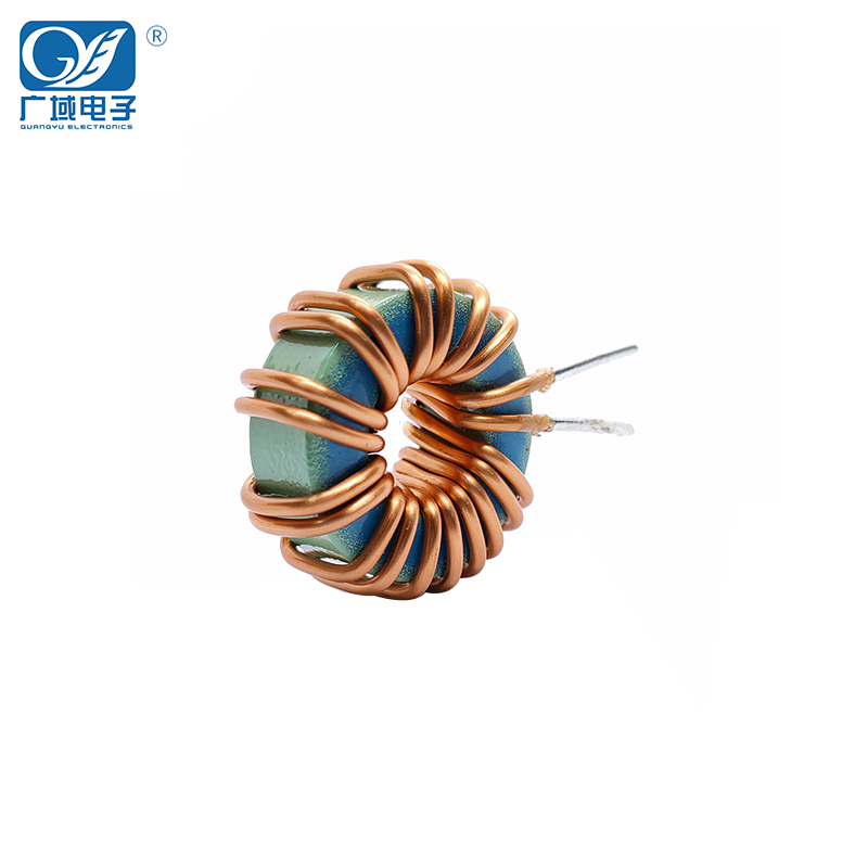 Hot sales 27mm Power Copper Coil Toroidal T106-52 10UH Dual1.6 Vertical type Magnet Passive Components Inductor Coil Inductance