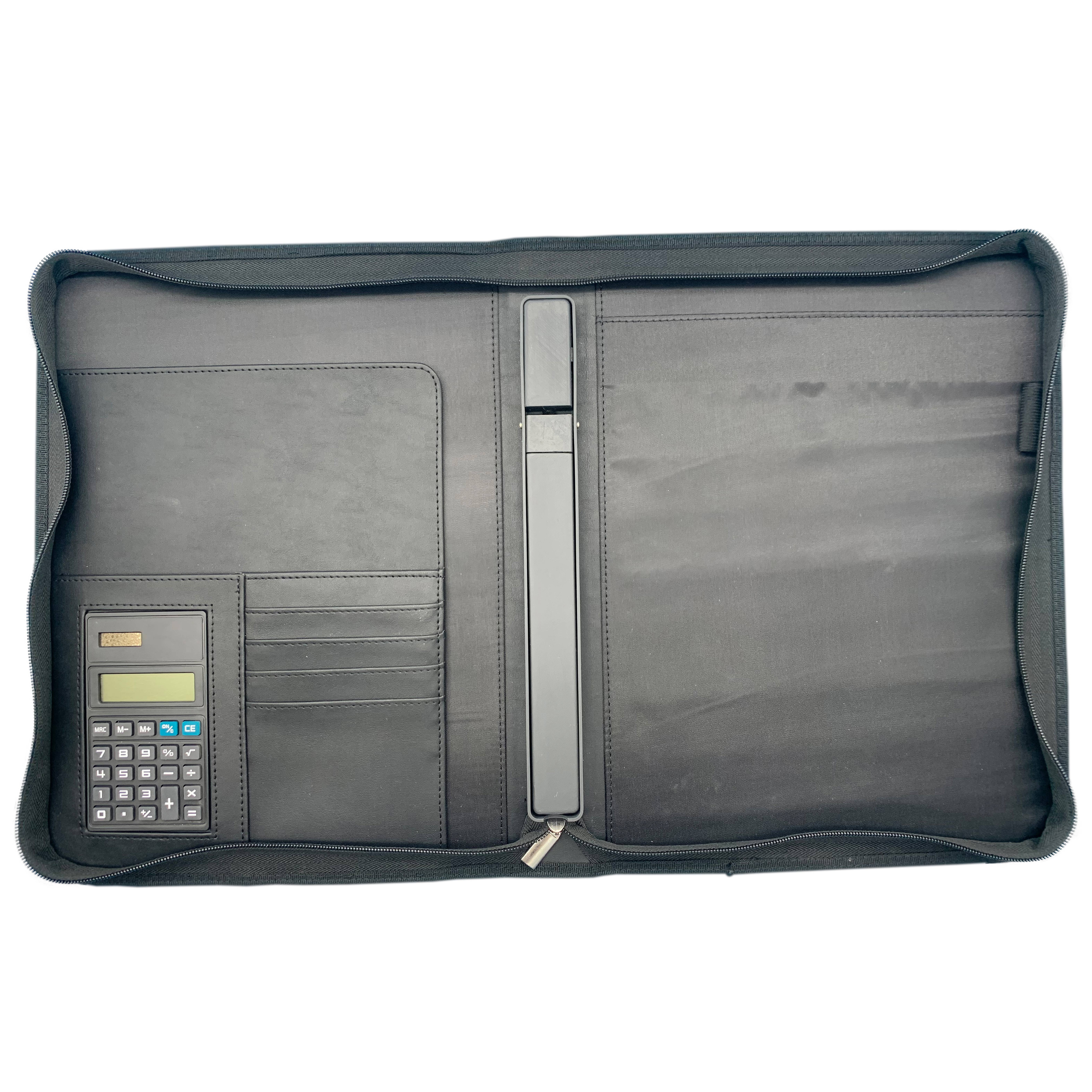 Best Quality Daily Use Lather Filing Products And Other Certificate Document Folder Available leather padfolio with light