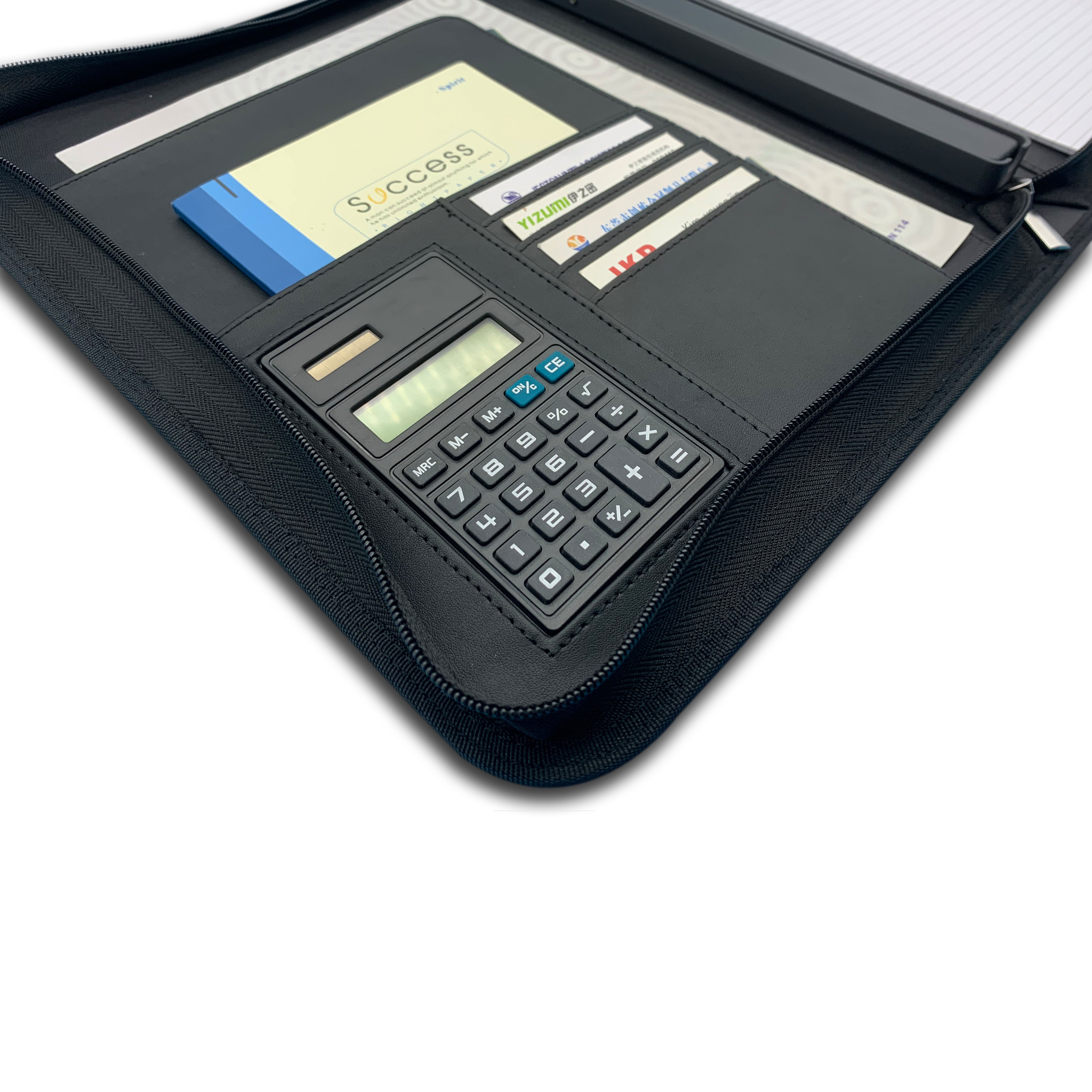 Best Quality Daily Use Lather Filing Products And Other Certificate Document Folder Available leather padfolio with light