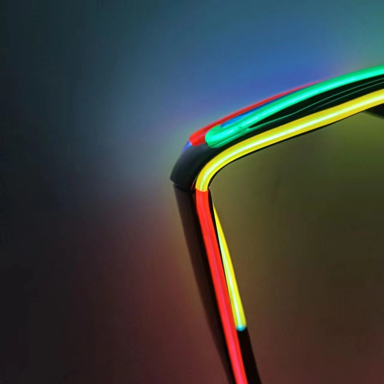 Custom Logo EL Wire Products Neon Rave Glasses Glow Flashing Led Glasses Lighting Multi color Wire Glasses for Party