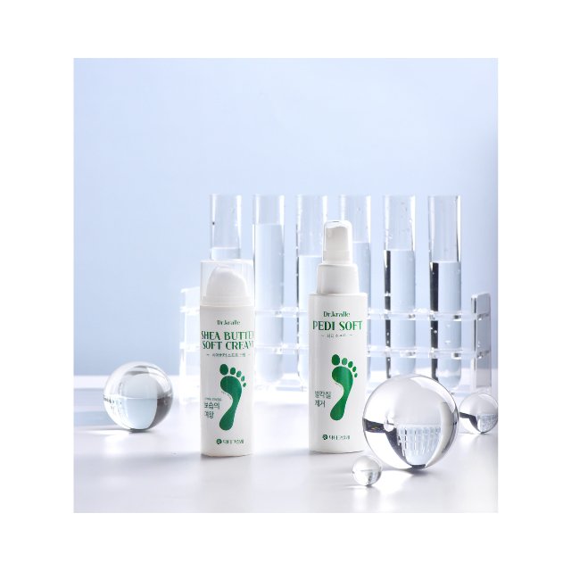 Made in Korea Product Top Selling Dr. kralle 3 piece Foot exfoliator kit foot spray foot file heal balm soft moist home care
