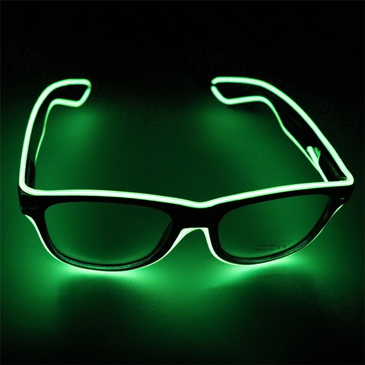 Led Flashing Glasses EL Wire LED Glasses Glowing Party Supplies Lighting Bright Light Festival Party Glow Sunglasses