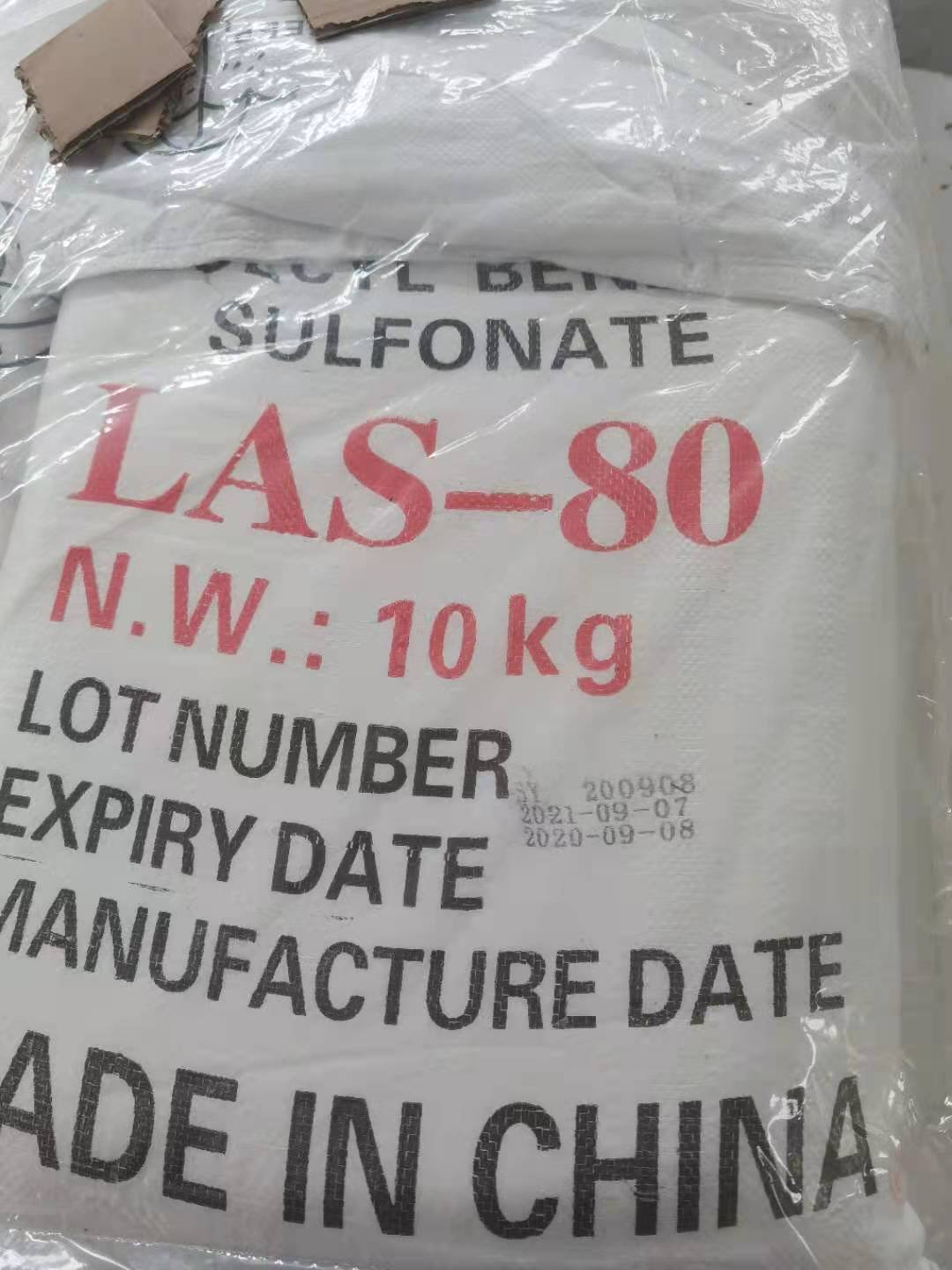 LAS powder sodium dodecyl benzene sulfonate SDBS of surfactant for making all cleaning products