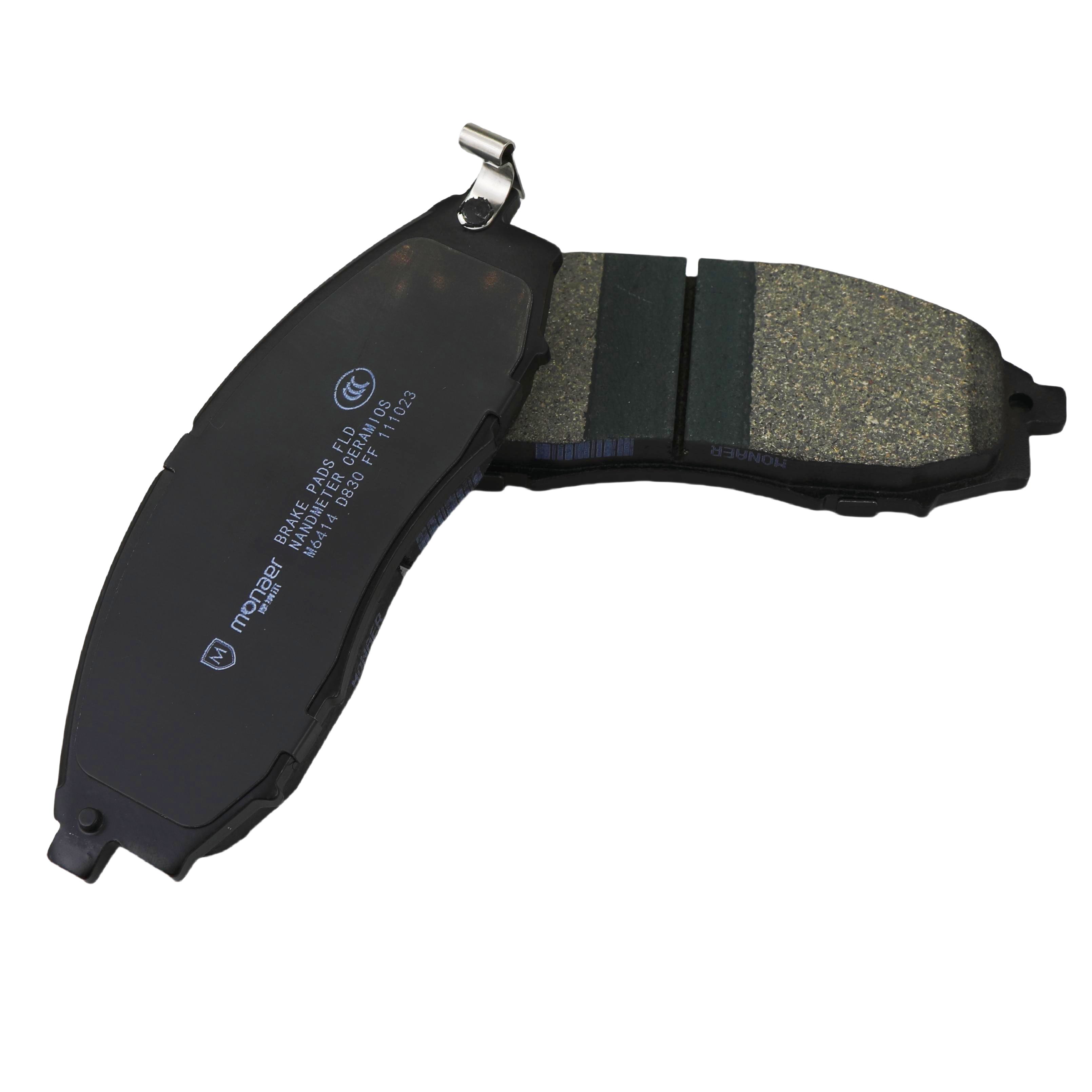 Monaer Brake Pads High Quality D830 Ceramic Front Disc Brake Pad for Nissan
