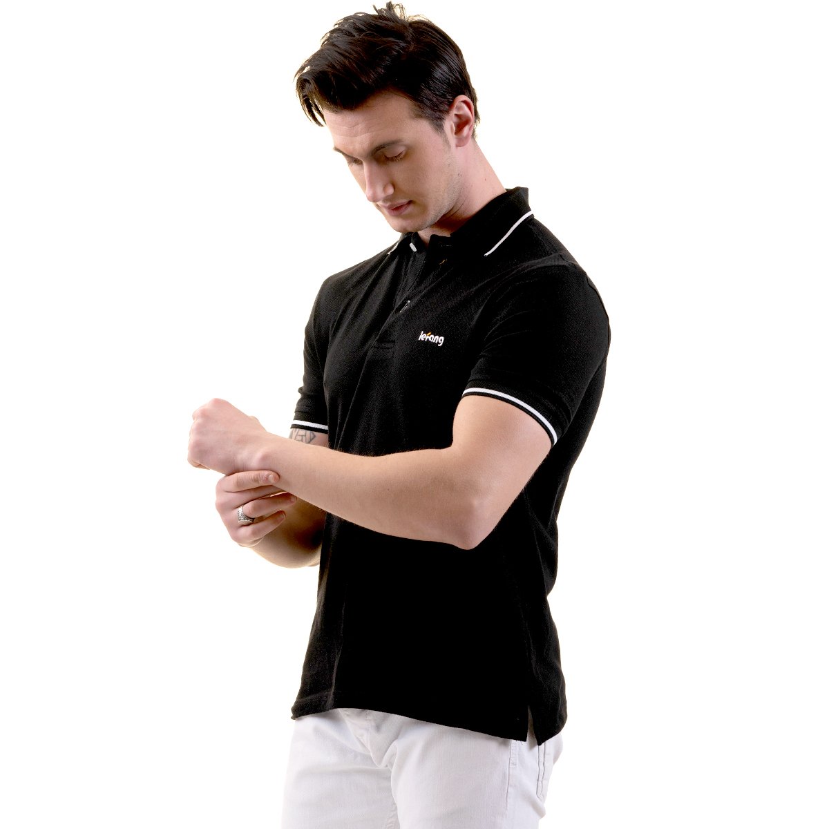 Custom Design Your Own Brand Polo Shirt Short Sleeve Men's 95% cotton ; 5% lyra Dry Fit Man Golf Polo Shirts turkey products
