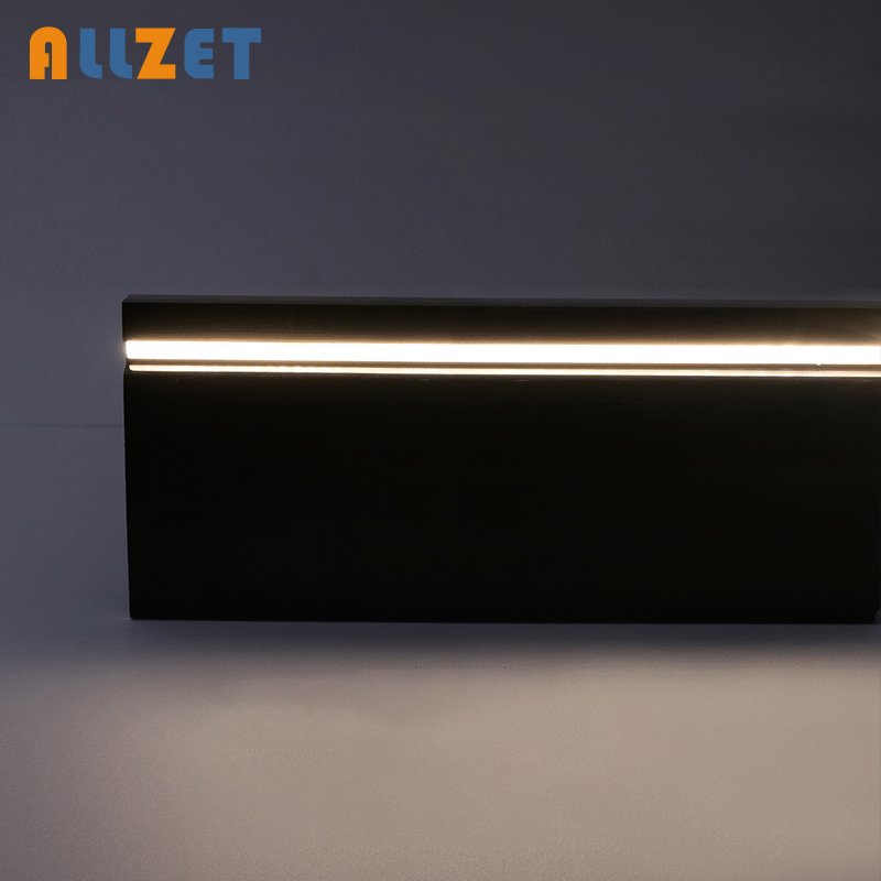 China Suppliers Strip Decorative Flooring Easy Install Led Bar Strip Light Skirting Board Aluminum Baseboard