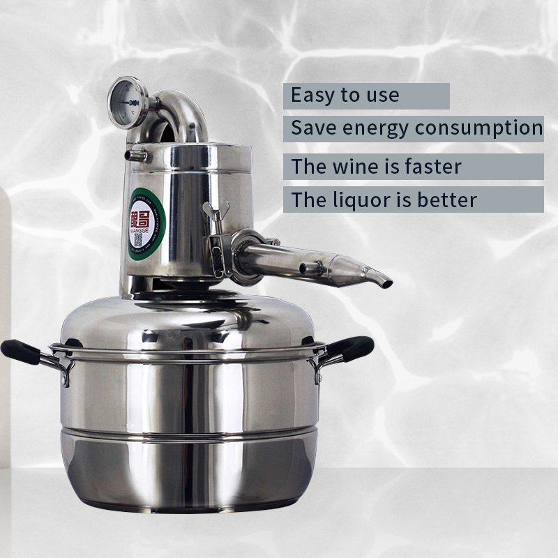 10LHome brewing equipment small white spirits distiller Distilling hydrosol roast self - brewed fruit wine soju complete brandy