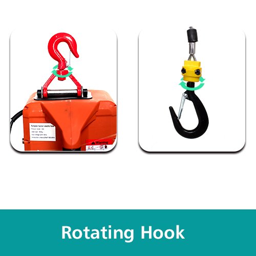 TOYO-INTL 220V Mini Electric Hoist Lifting Tools windlass 500KG 110V Electric Winch Portable electric traction hoist