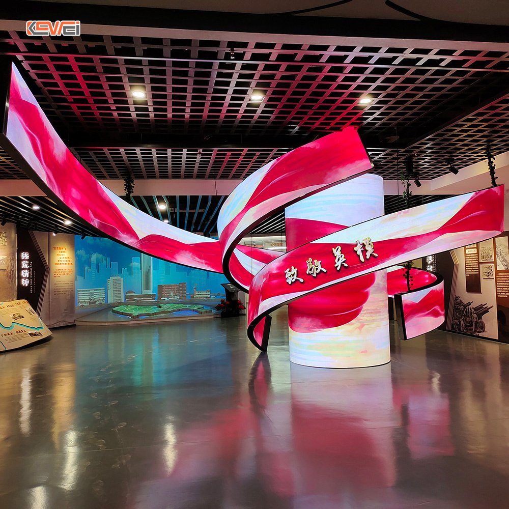 Best modular led screen flexible soft led display