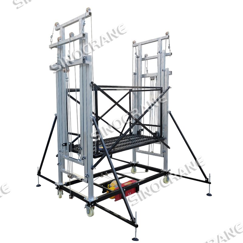 2024 Indoor Electric Mobile European Frame Acro Jack Scaffolding For Construction Site