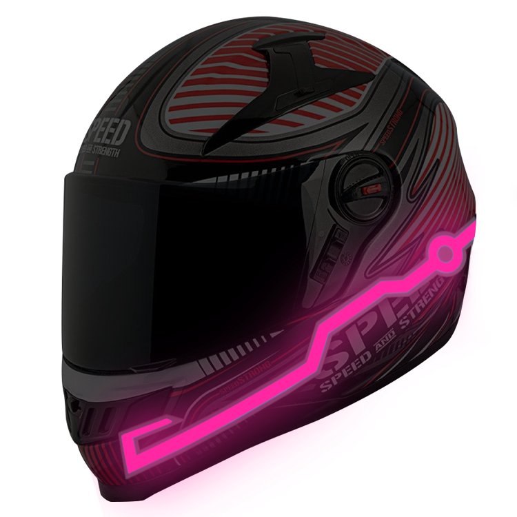 EL Light Strip Cold Light Film Helmet Motorcycle Cool Helmet el helmet tape strip light led tape