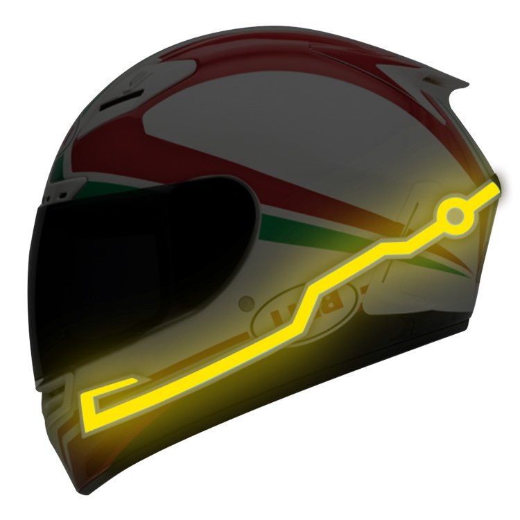 EL Light Strip Cold Light Film Helmet Motorcycle Cool Helmet el helmet tape strip light led tape
