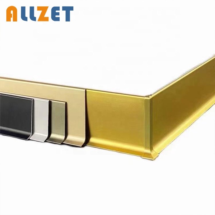 Office Building skirting board aluminum modern skirting board Aluminum baseboard contain plinths
