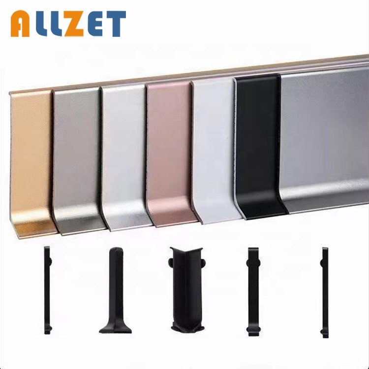 Office Building skirting board aluminum modern skirting board Aluminum baseboard contain plinths