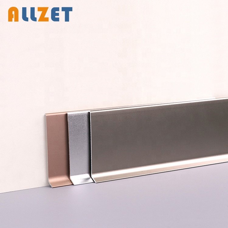 Office Building skirting board aluminum modern skirting board Aluminum baseboard contain plinths
