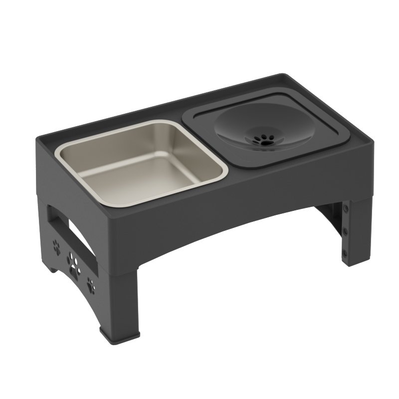2023 hot sell Internet celebrity Pet Products Folding table stainless steel bowl for pets cat dog product