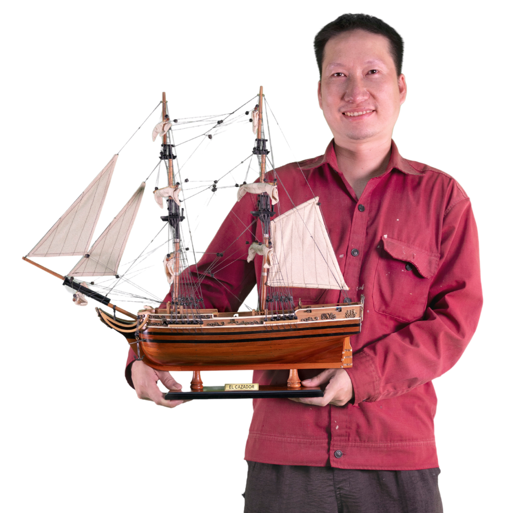 The El Cazador wood ship model wood craft handicraft products arts and crafts for home decor gift items